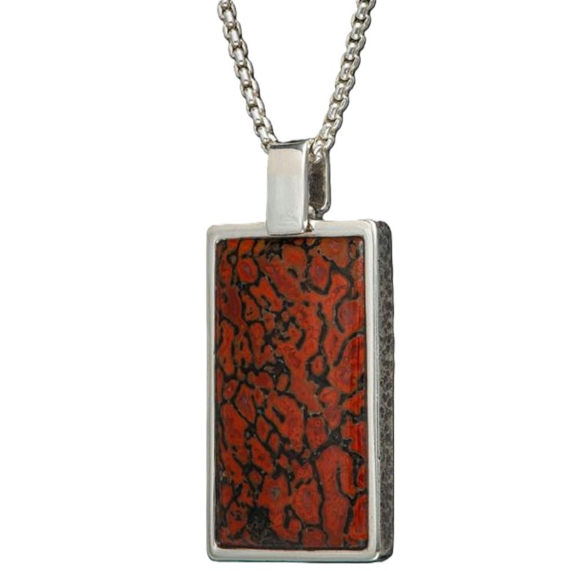 William Henry Dino Shift Mini Dog Tag Pendant